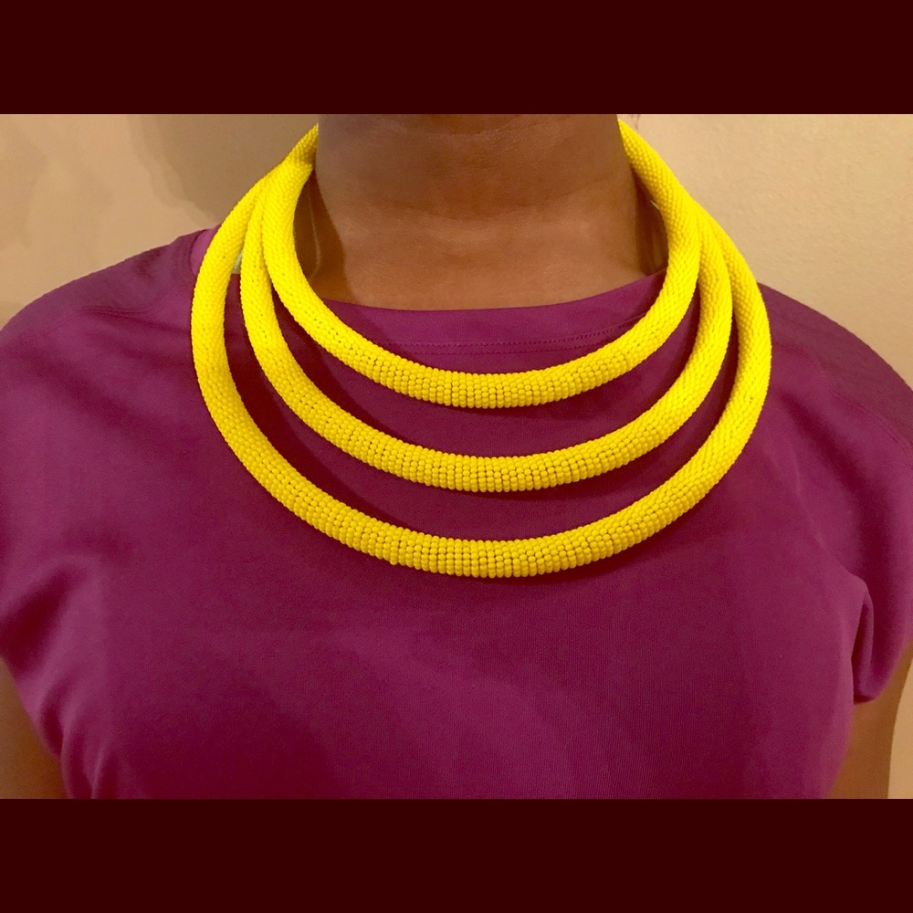 Handmade necklace from Ghana